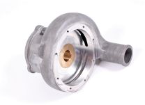 Water pump body and bush