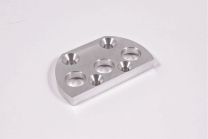 Cover plate for selector shafts (lip seal)