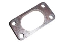 Exhaust manifold plate for oval port