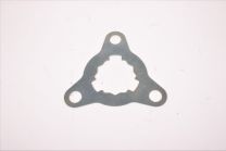 Crank bolt lock tab - fluid damper