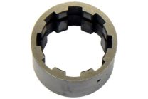 Splined inner race for gears