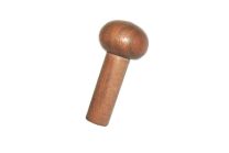 Wooden knob for hand brake